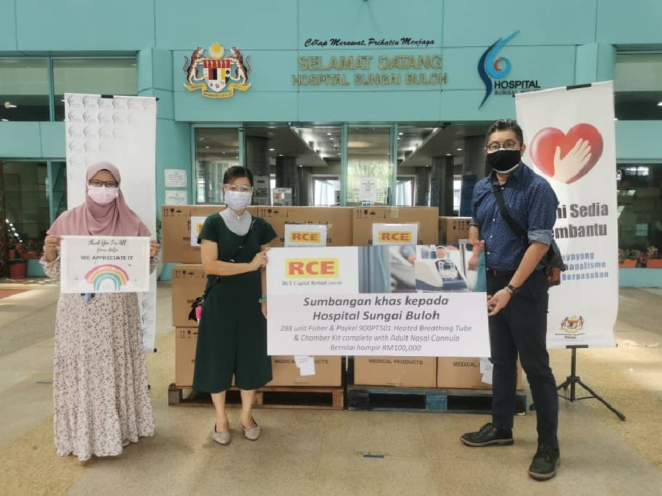 Read more about the article Sumbangan Peralatan Perubatan di Hospital Sungai Buloh, Selangor.
